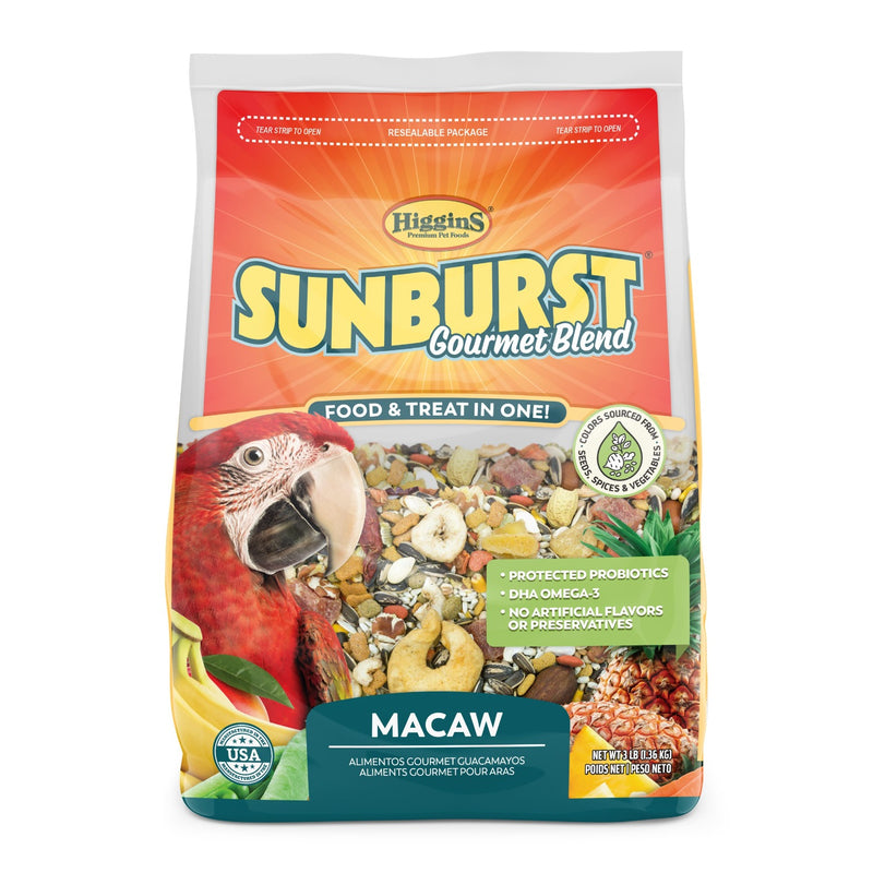 Higgins Sunburst Gourmet Blend Macaw Seed Mix
