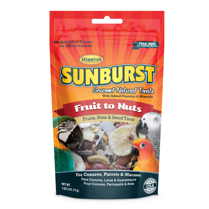 Higgins Sunburst Treats Fruit to Nuts
