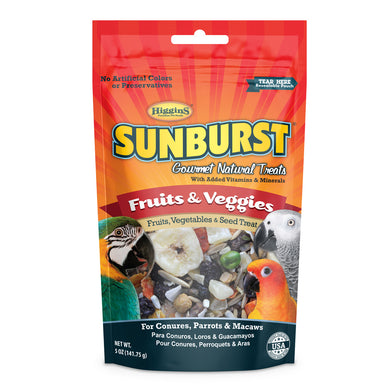 Higgins Sunburst Treats Fruits & Veggies Large Bird