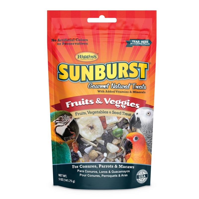 Higgins Sunburst Treats Fruits & Veggies Large Bird
