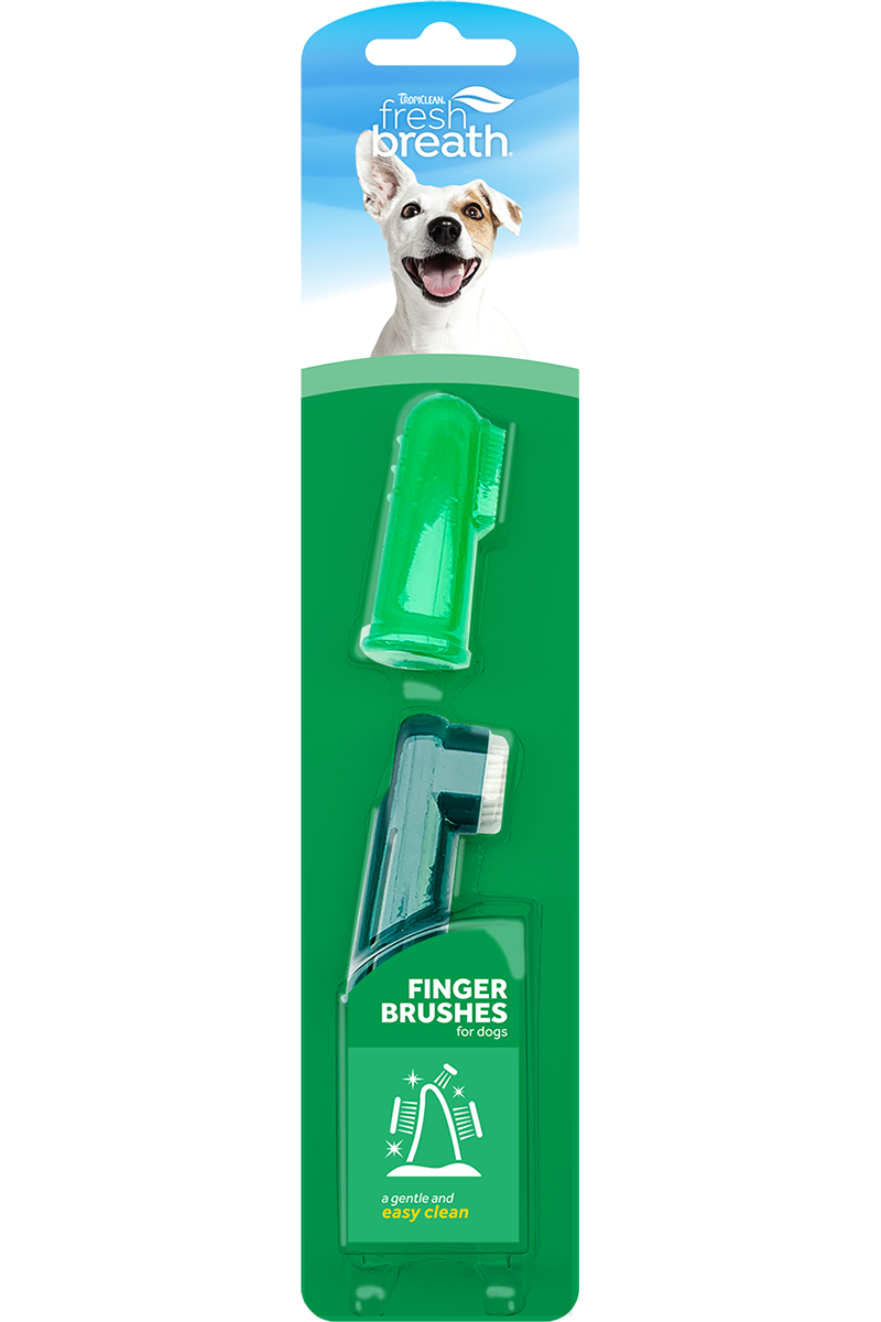 Tropiclean Fresh Breath Finger Brushes for Dogs
