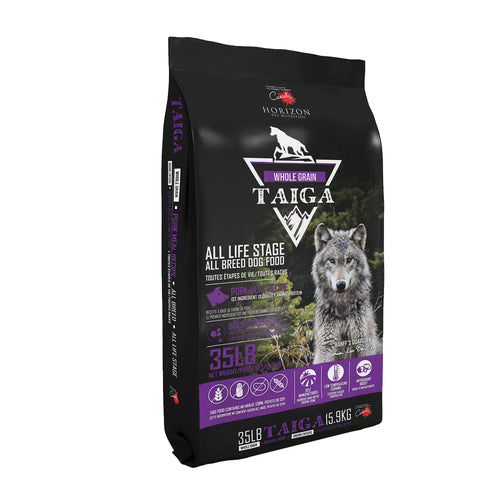 Taiga Whole Grain Dry Dog Food - Pork