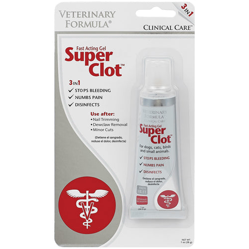 Veterinary Formula Clinical Care Super Clot for Bird, Dog, Cat, and Small Animal 1oz - Exotic Wings and Pet Things