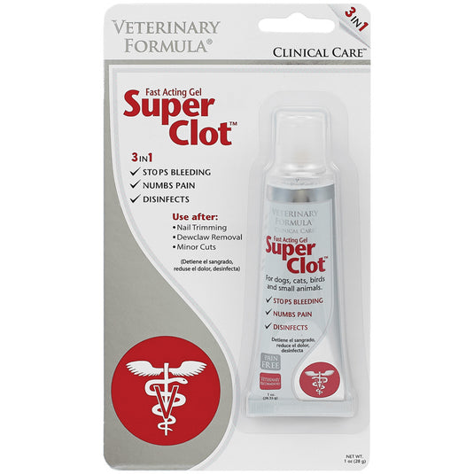 Veterinary Formula Clinical Care Super Clot for Bird, Dog, Cat, and Small Animal 1oz - Exotic Wings and Pet Things