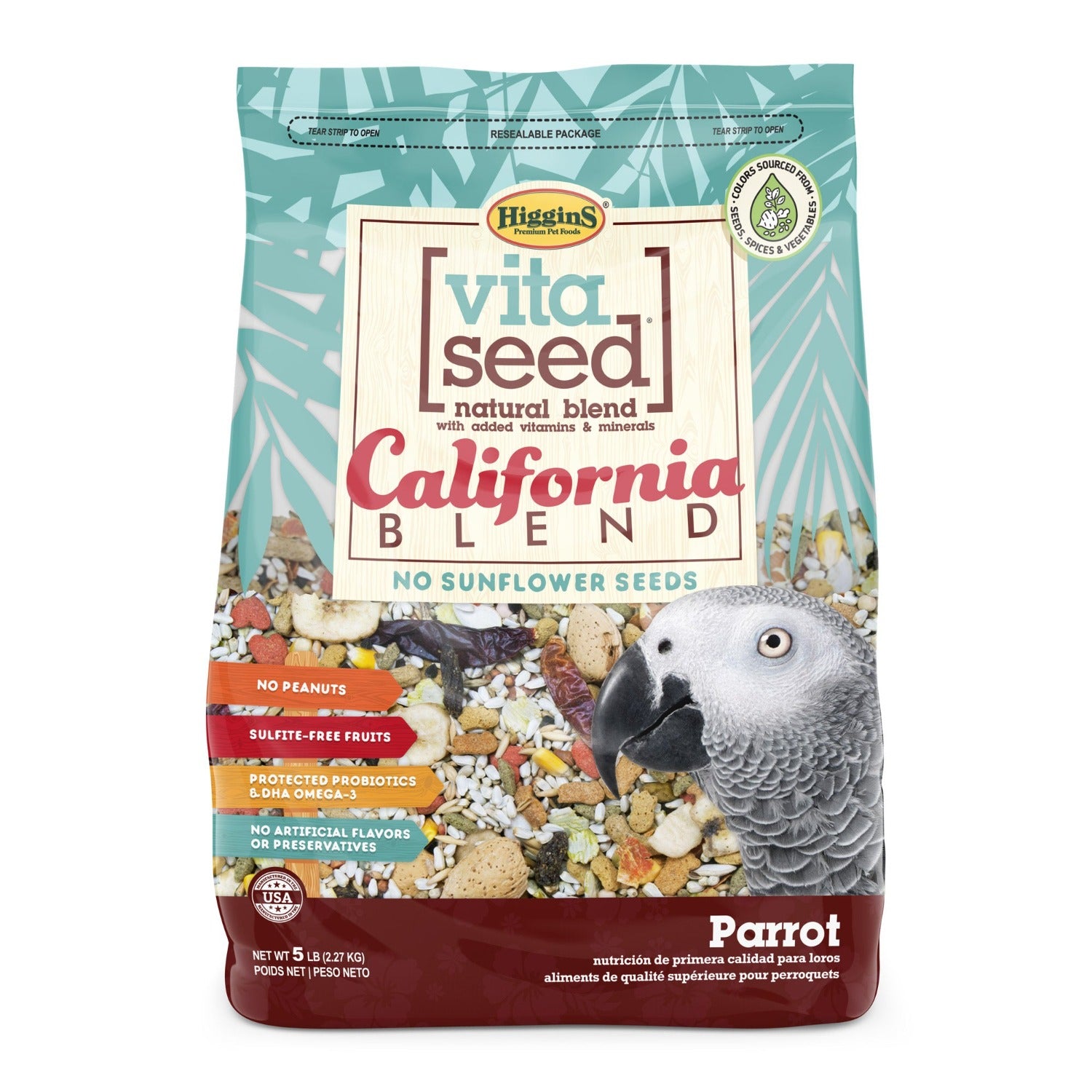 Higgins Vita California Blend Parrot Mix – Exotic Wings and Pet Things Inc