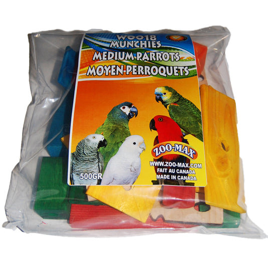 Zoo-Max Parrot Wood Munchies Pack 🍁