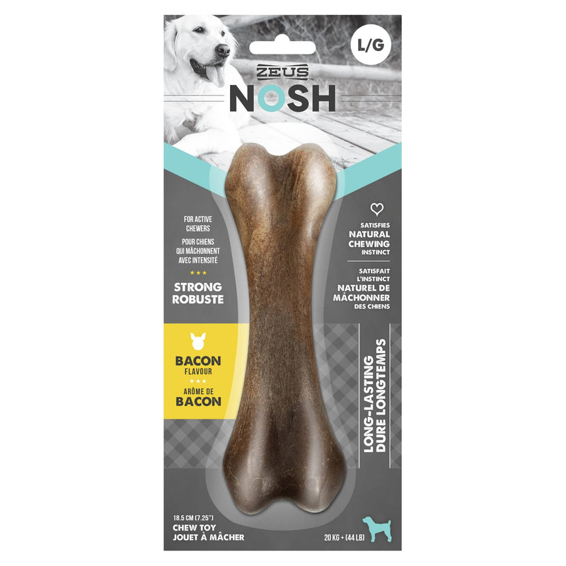 NOSH STRONG Chew Bone - Bacon SM - MED - LG
