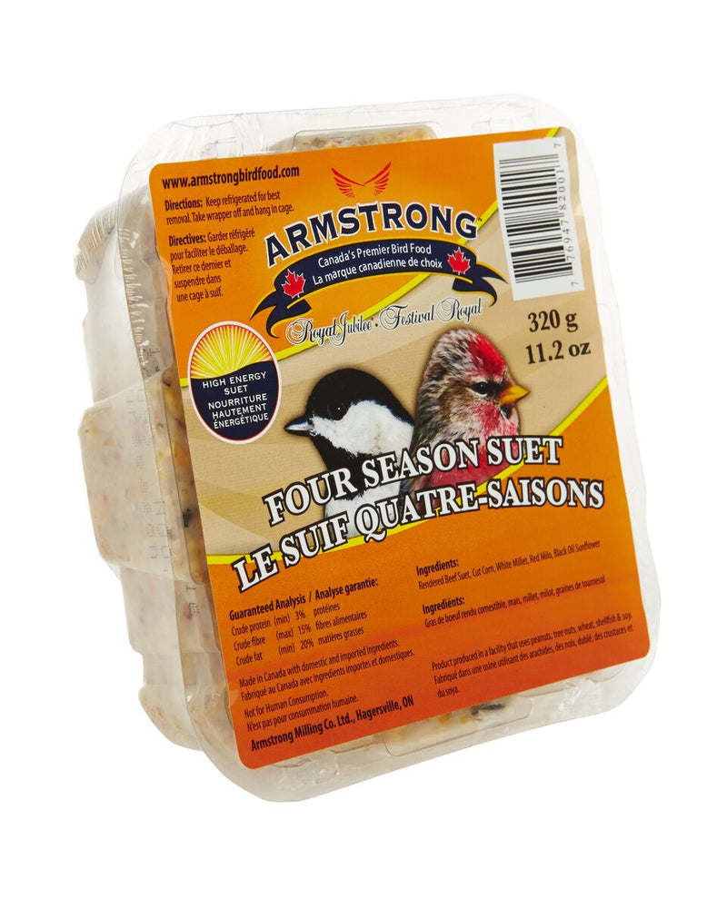 Armstrong Royal Jubilee Four Seasons Suet 1 pc / 3 pc - Exotic Wings and Pet Things
