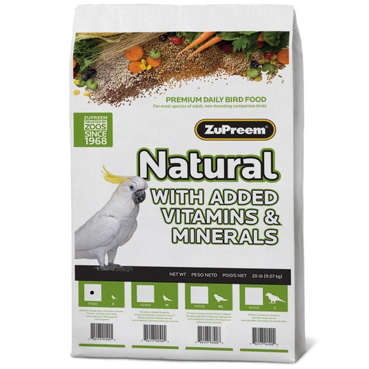 ZuPreem Natural Daily Nutrition Small Bird Pellet