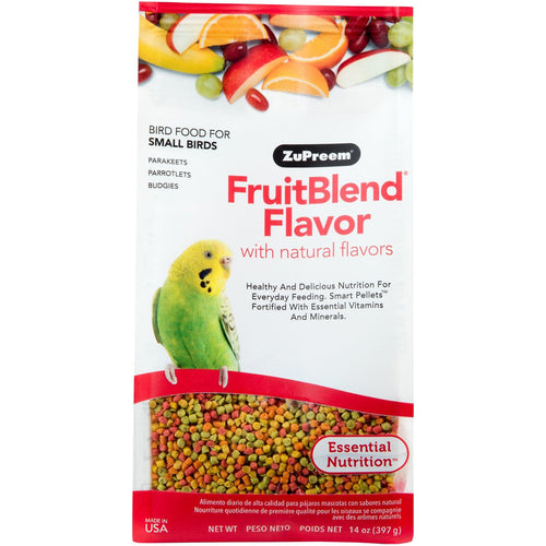 ZuPreem FruitBlend Daily Nutrition Small Bird Pellet