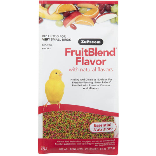 ZuPreem FruitBlend Daily Nutrition Very Small Bird Pellet