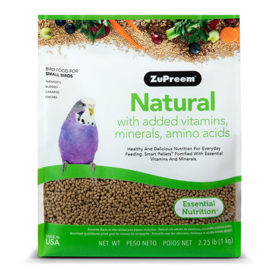ZuPreem Natural Daily Nutrition Small Bird Pellet