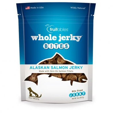 Fruitables Whole Jerky Bites Alaskan Salmon & Pear Dog Treat 5oz
