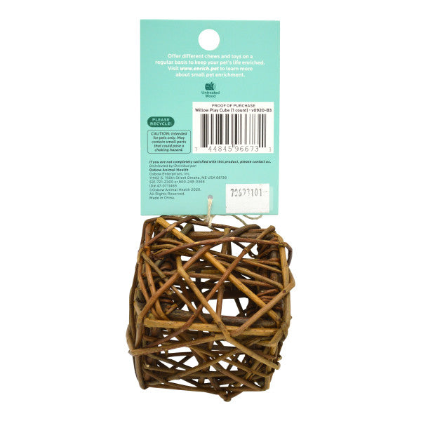 Oxbow Enriched Life Willow Play Cube
