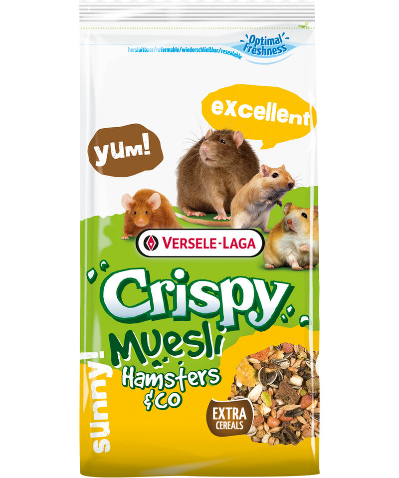 Versele-Laga Crispy Muesli Hamster/Rat/Gerbil Food - Exotic Wings and Pet Things
