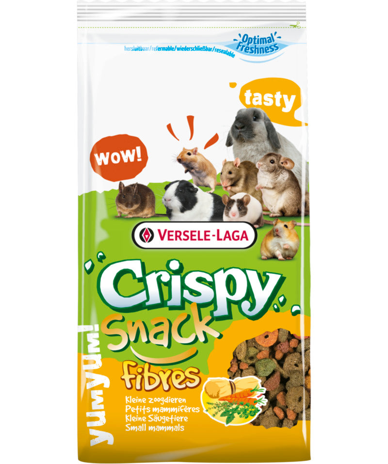 Versele-Laga Crispy Snack Fibres Rabbit/Guinea Pig/Chinchilla/Degu - Exotic Wings and Pet Things
