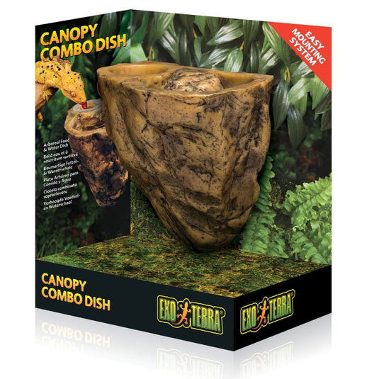 Reptile Canopy Combo Food and Water Dish