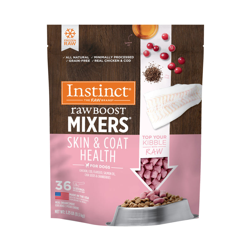 Instinct Raw Boost Frozen Skin & Coat Dog Mixers
