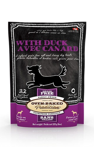 Oven Baked Traditions Grain Free Treat with Duck - Exotic Wings and Pet Things