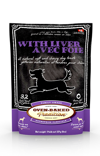 Oven Baked Traditions Treat with Liver 8 oz - Exotic Wings and Pet Things