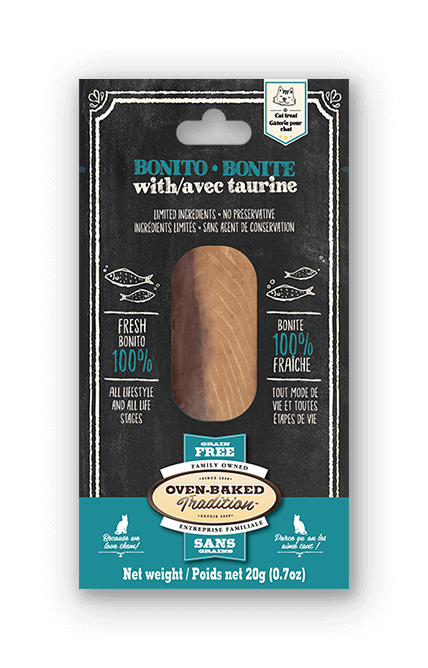 Oven Baked Tradition Bonito with Taurine Cat Fillet Treat 12 x 20g
