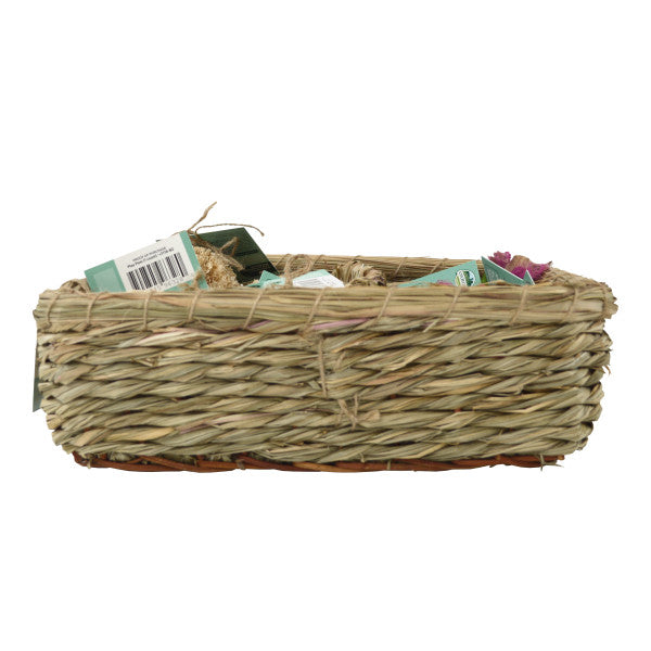 Oxbow Enriched Life Play Pom & Rainbow Knot Stick Basket
