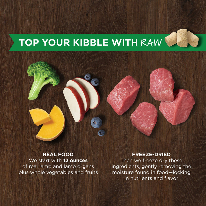 Instinct Raw Boost Grass Fed Lamb Dog Mixers
