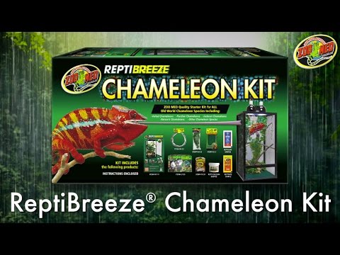 Load and play video in Gallery viewer, Zoo Med ReptiBreeze Chameleon Kit
