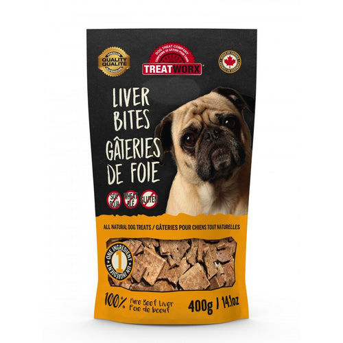 Treatworx Liver Bites Dog Chews