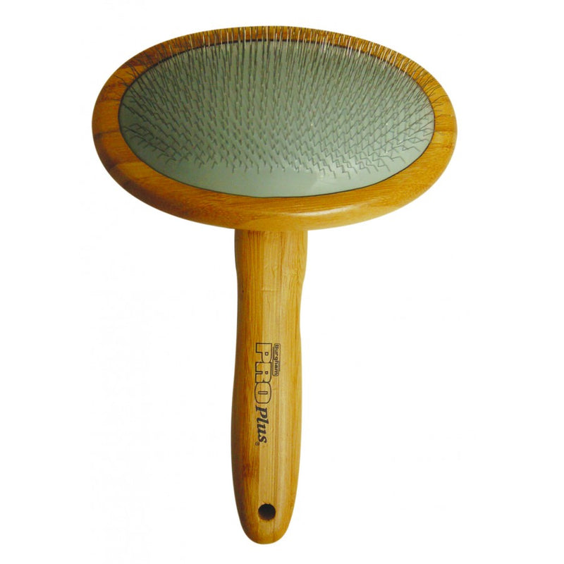 Burgham PRO PLUS Bamboo Soft Slicker Brush
