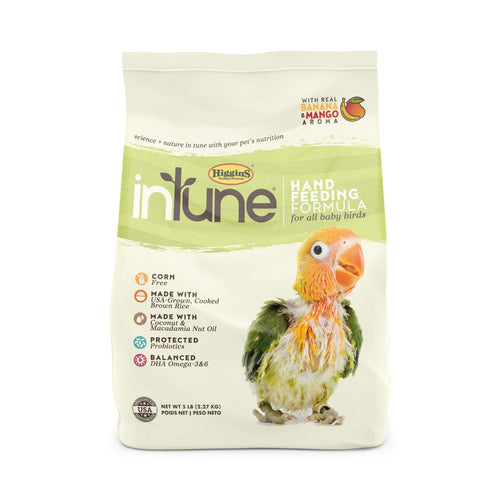 Higgins InTune HandFeeding Formula Parrot/Parakeet/Bird