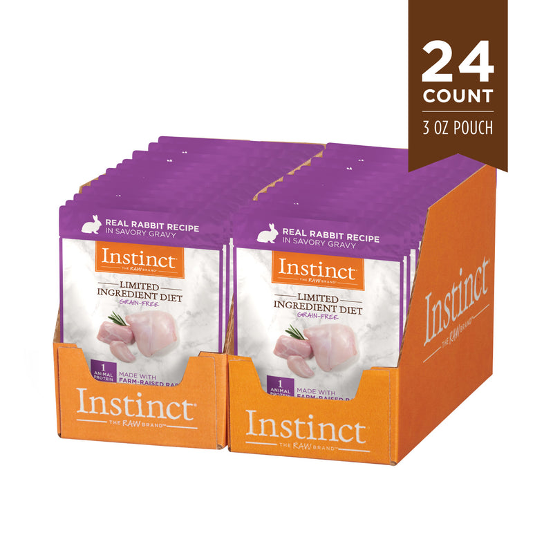 Instinct Limited Ingredient Rabbit Cat Toppers - 24 pack
