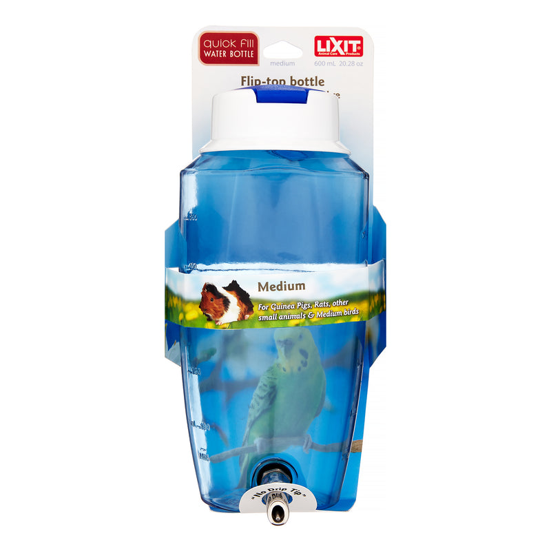 Lixit Flip Top Water Bird\Small Pet Bottle
