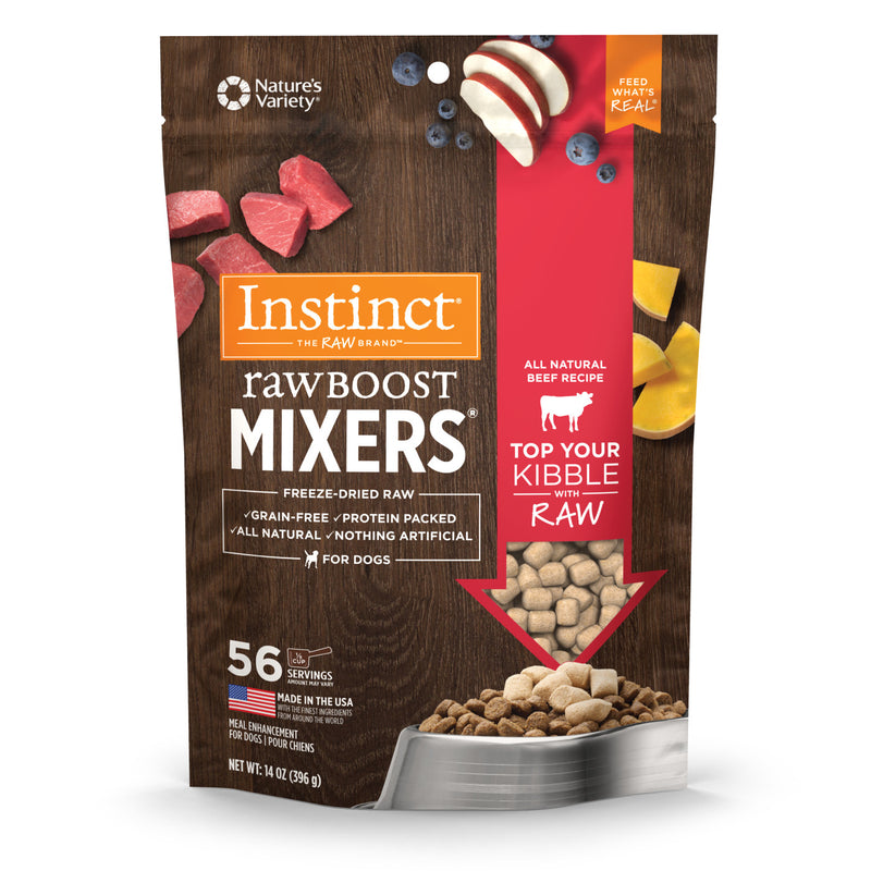 Instinct Raw Boost All Natural Beef Dog Mixers
