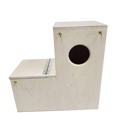 Conure / Cockatiel - L Nest Box - 14"L x 7"W x 14"H