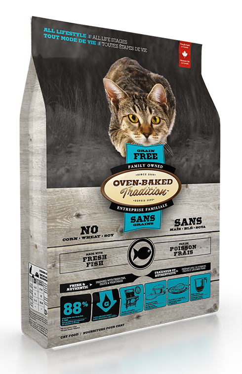 Oven Baked Tradition All Life Stages Grain Free Cat Food - Fish
