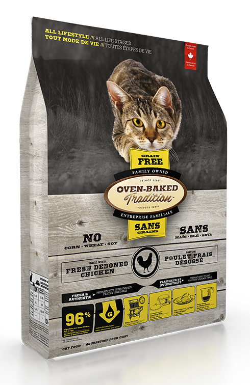 Oven Baked Tradition All Life Stages Grain Free Cat Food - Chicken 🍁