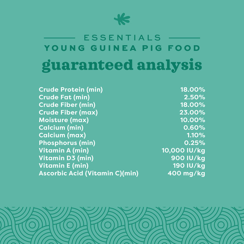 Oxbow Essentials Young Guinea Pig Food
