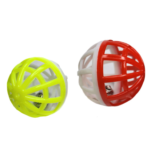 Plastic Ball/Bell - Bird/Small Pet Foot Toy