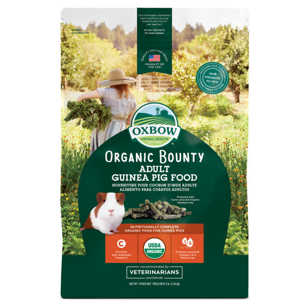 Oxbow Organic Bounty Guinea Pig Food 3 lb
