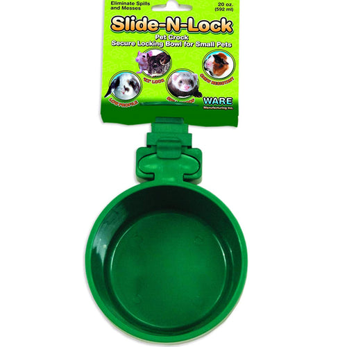 Ware Slide-N-Lock Pet Crock - Exotic Wings and Pet Things