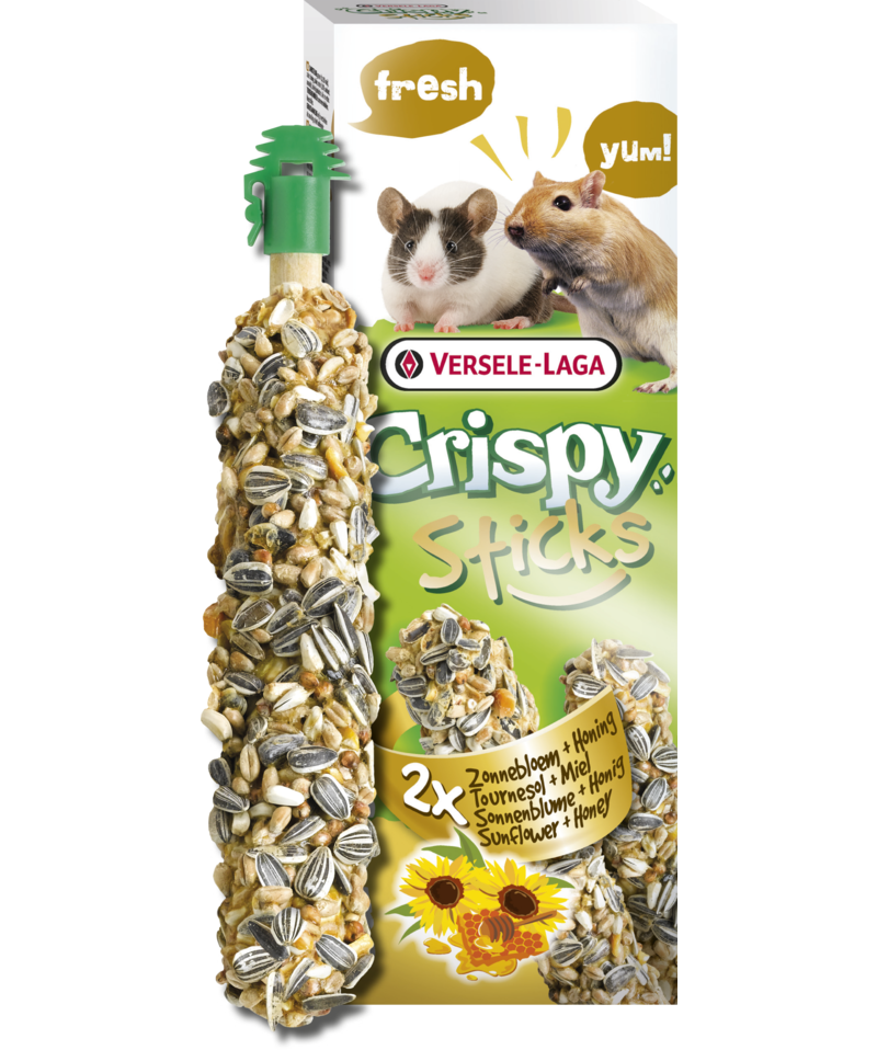 Versele-Laga Crispy Sticks Sunflower & Honey for Mice/Gerbil 2 Pack - Exotic Wings and Pet Things
