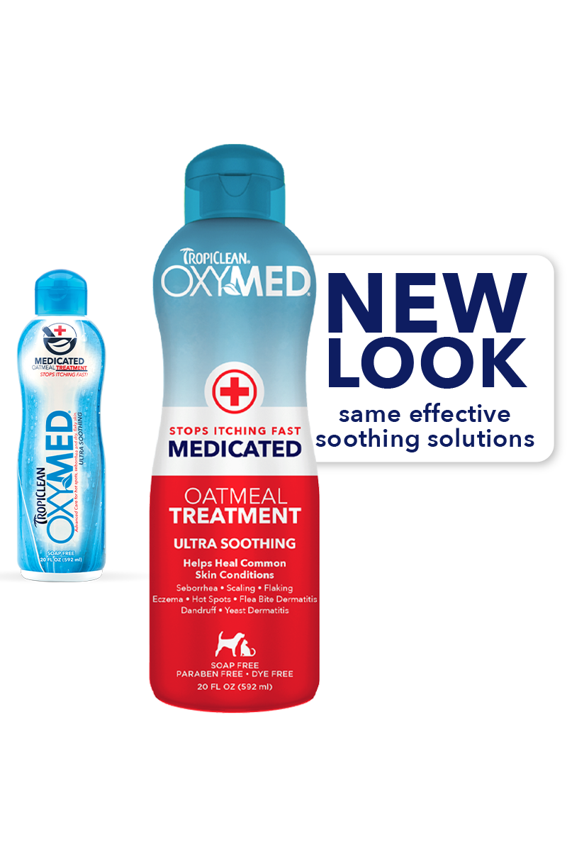 TropiClean Oxymed Medicated Oatmeal Treatment 20 oz - Exotic Wings and Pet Things
