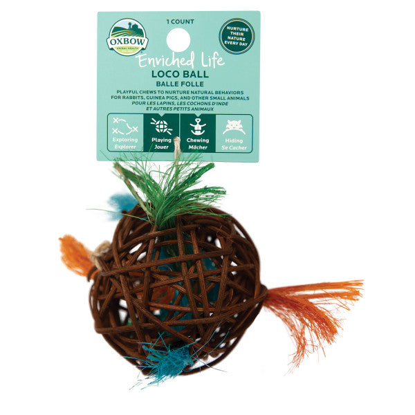 Oxbow Enriched Life Hay-O & Loco Ball Basket
