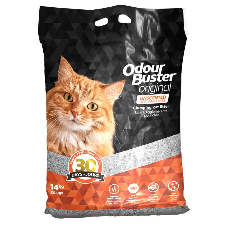 Odour Buster Original Premium Clumping Cat Litter - 14 kg
