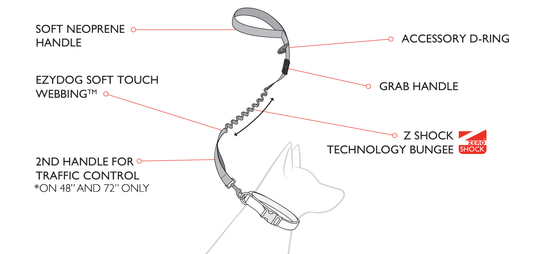 EzyDog Zero Shock Leash