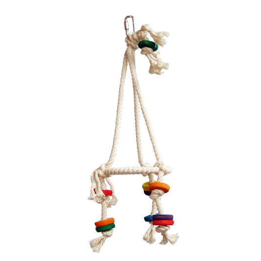 Zoo-Max Cotton Pyramid Parrot Swing (SM-Med-LG-XL) - 013