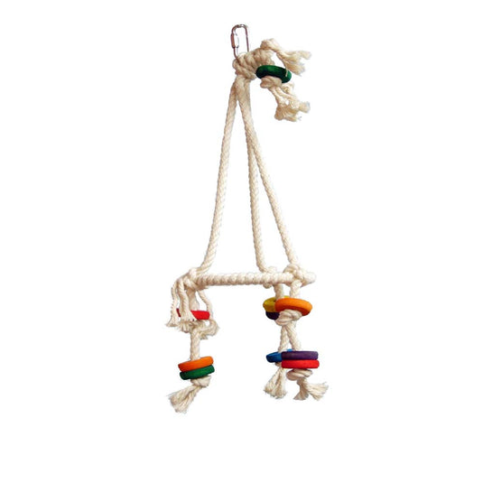 Zoo-Max Cotton Pyramid Parrot Swing (SM-Med-LG-XL) - 013